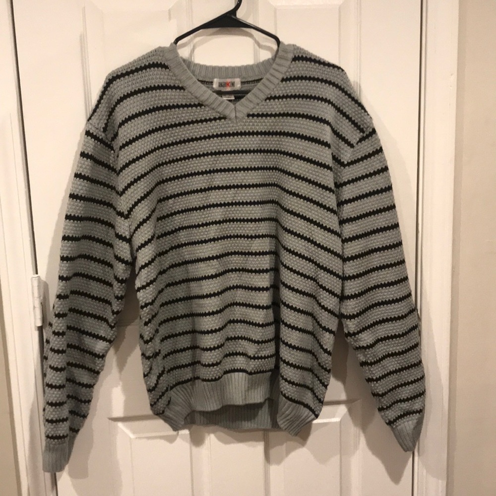 Oversized striped sweater
